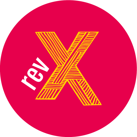 RevX logo.